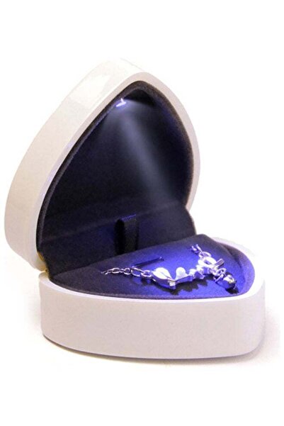 Generic Heart Shape Engagement Ring Jewelry Box