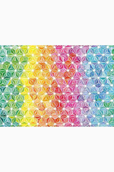 Schmidt Puzzle Schmidt: Josie Lewis - Triunghiuri colorate, 1000 piese