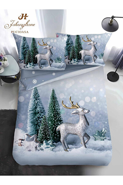 FIONNA.RO Fine Cotton Underwear 1 Person - Silver Reindeer