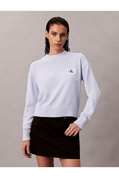 Calvin Klein Kadın Mavi Kazak