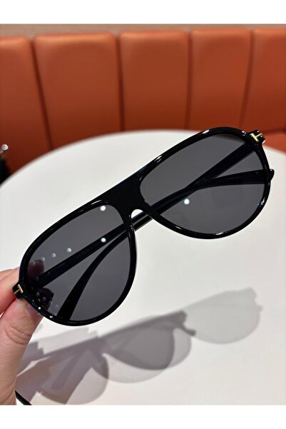 funeyes Marcus Black Pilot Sunglasses Unisex Popular Model Glasses Drop Model Uv400 Protection Lightweight