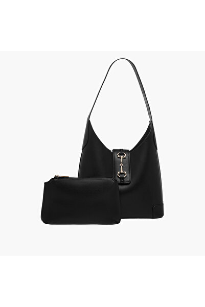 SASHA حقيبة هوبو صلبة من كودز مع جيب