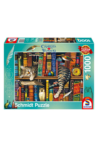 Schmidt Puzzle Schmidt: Charles Wysocki Biblioteca lui Frederick, 1000 piese