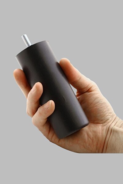 MH MiniHediye Furniture Sofa Seat Base Heightening Riser M8 Bolted In-Situ Support Leg Feet Black 12cm