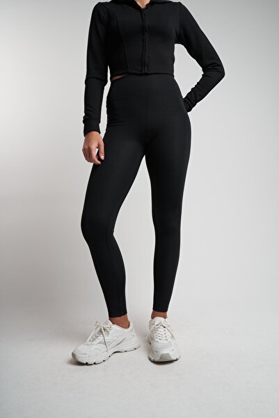 citycenterfashion Women's High Waist Steel Fleece-Lined Diving Fabric Leggings Cty-Abr-1558