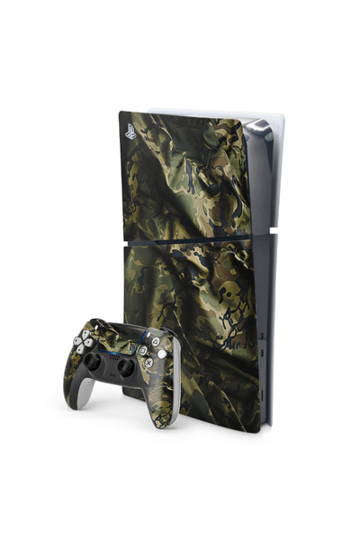 ACME LABS Skin Sticker PlayStation 5 Gaming Console Cover Wrap- Camo