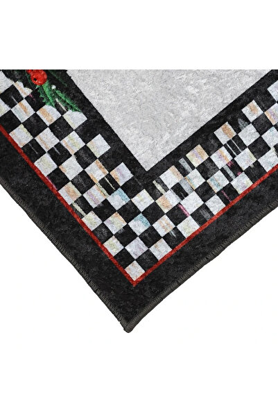 Brilliant Welcome Christmas rug, 60 x 90 cm, polyester, multicolor, rectangular