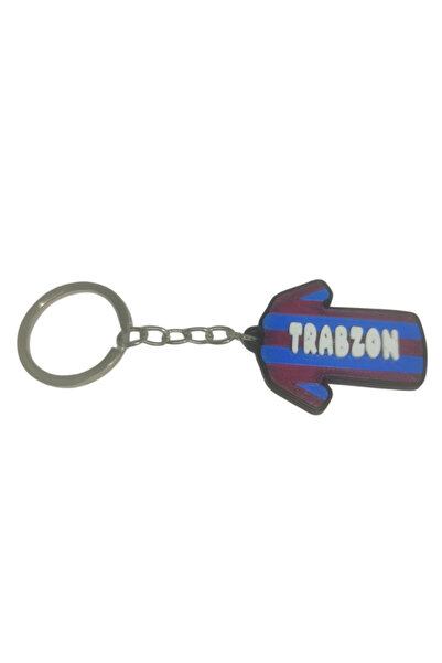 onyyapim Bordo Blue Colored Jersey Figure with Trabzon and 61 Written on It, Gift Bag Ornament, Keychain