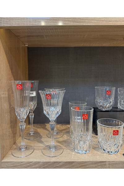 İLİK HOME Lüx kristal 24 parça sofra seti