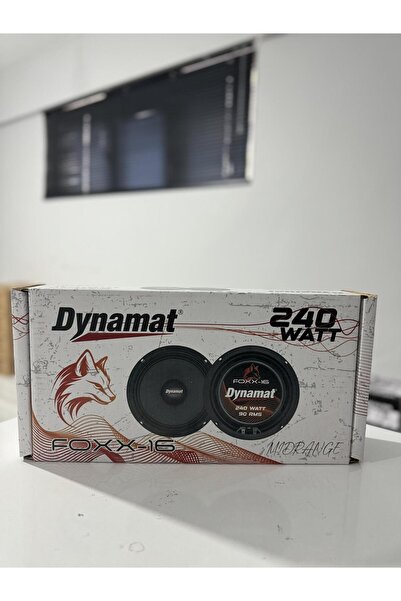 Dynamat FOXX-16 16CM MİDRANGE HOPARLÖR TAKIMI