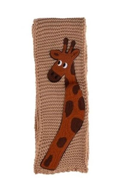Skygo Kitti Bebe Men's Scarf Beanie Gloves Set (1-4 Years) K24160-09 Light Brown