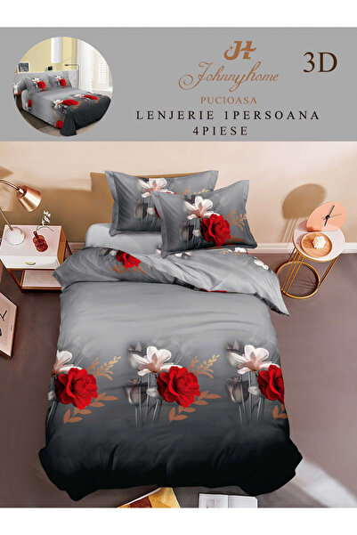 FIONNA.RO Satin Cotton Underwear 1 Person 3D - Red Rose