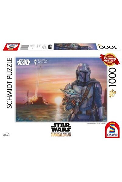 Schmidt Puzzle Schmidt: Thomas Kinkade - Star Wars - Mandalorian - O noua dir...