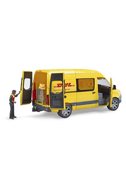 Bruder Mercedes Benz Sprinter DHL cu sofer, 02671 - Duba de curierat