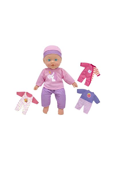 GLOBO Papusa bebelus 40 cm interactiva cu baterii, Baby Isabel, cu haine de s...