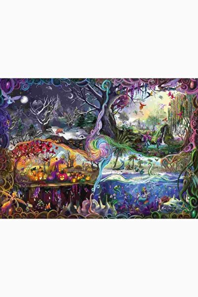 Schmidt Puzzle Schmidt: Rose Cat Khan - Portalul celor 4 taramuri, 1000 piese