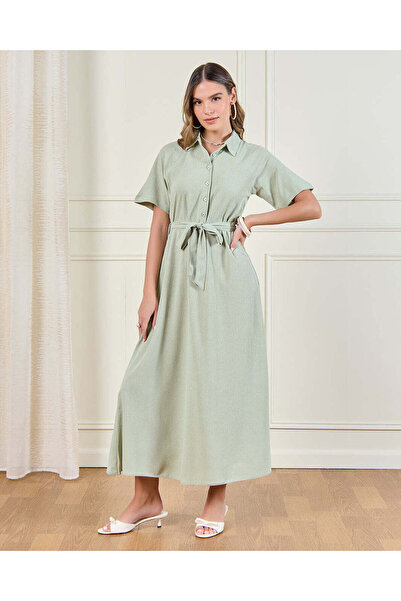REDTAG Women Green Casual Dress