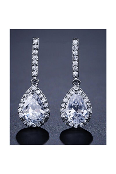 OEM Eternity earrings with white zircons