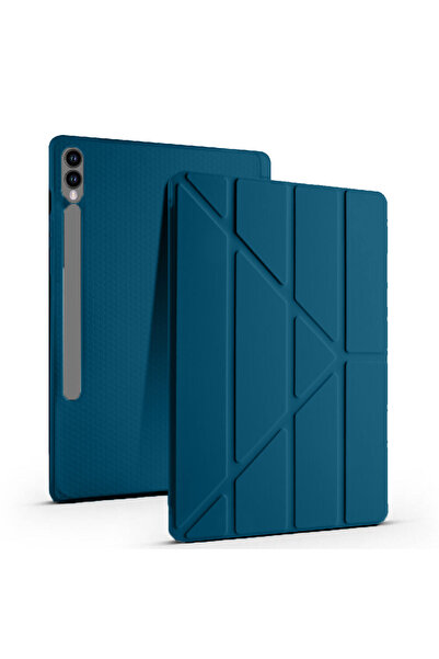 Sneezy Samsung Galaxy Tab S10 Plus X820 12.4 Inch Foldable Smart Case with Pen Holder and Stand