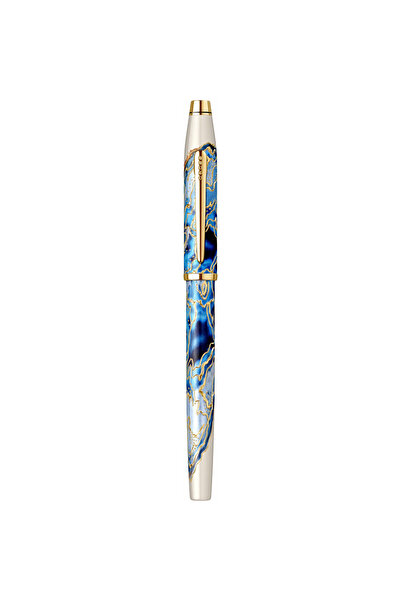 Cross Wanderlust Malta GT Metallic pen, glossy blue/cream