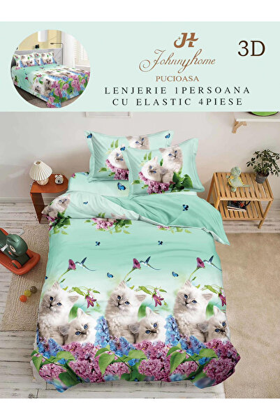 FIONNA.RO Satin Cotton Underwear 1 Person 3D - Kittens With Blue Eyes