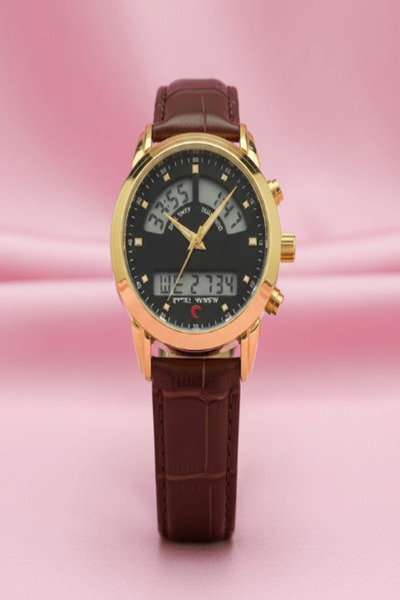 al salah ساعة إسلامية ذكية مع تنبيهات لأوقات الصلاة وتذكير بالأذان ووقت مزدوج...