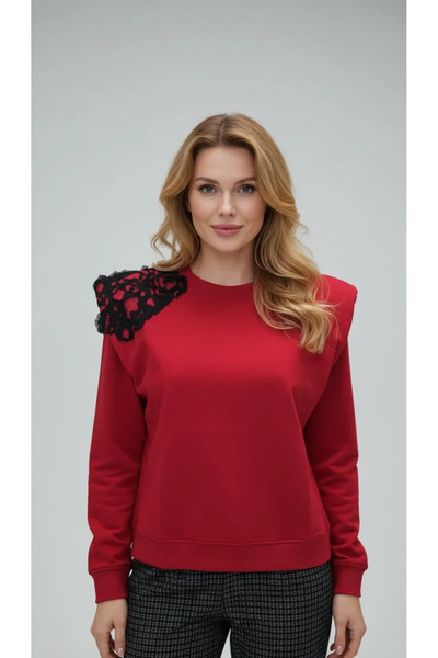 Generic Brand Shoulder Pad Pack Lace Embroidered Cotton Sweater