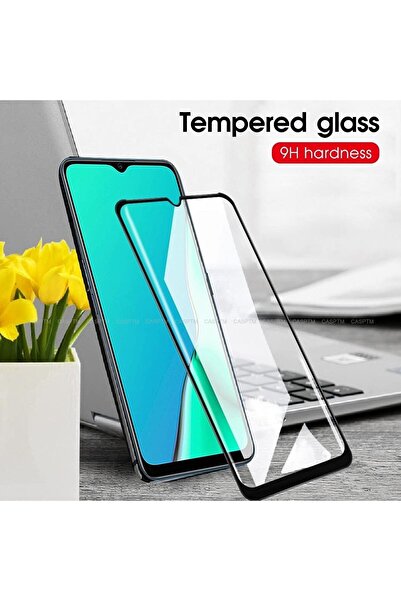 Generic 9D Full-Coverage Tempered Glass Screen Protector with Full Adhesive for Infinix Hot 10i (2 Pieces) -