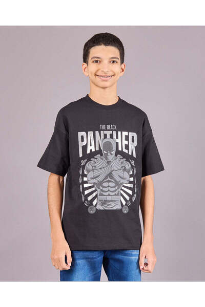 REDTAG تي شيرت بلاك بانثر للأولاد الكبار