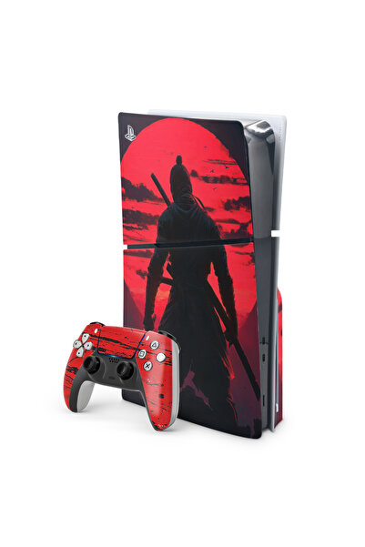 ACME LABS Skin Sticker PlayStation 5 Gaming Console Cover Wrap- Samurai