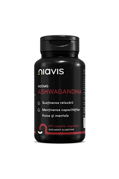 Niavis Ashwagandha 60 capsule - Adaptogen pentru Energie si Echilibru Emotional