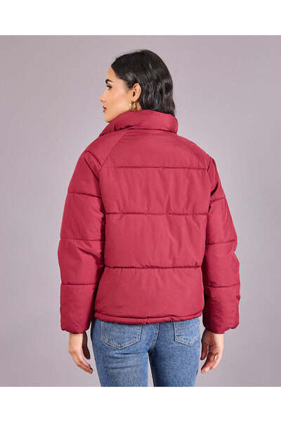 REDTAG Women Red Padded Jacket