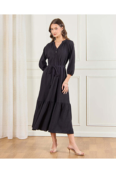 REDTAG Women Black Casual Dress