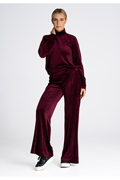 Figl Velvet sweatpants - wide leg pants cherry M966 size M