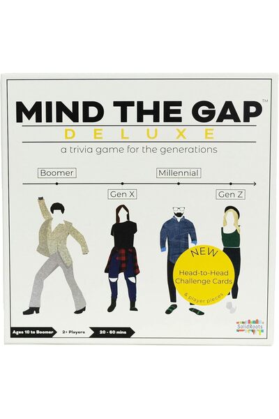 Spin Game لعبة Mind The Gap Deluxe Trivia 6068205 (للأعمار من 10 سنوات فما فوق)