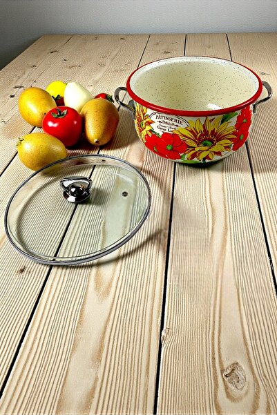 İnci Emaye 26 No. Enamel Cookware, Serving, Dining Camping, Picnic, Dowry