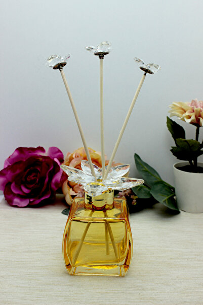 ŞİRİNHOME COLLECTİON TAŞLI ODA KOKUSU ŞİŞESİ SARI