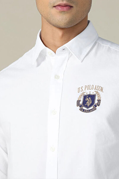 U.S. Polo Assn. Men’s Oxford White Tailored Fit Shirt
