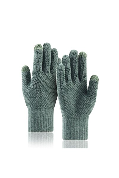 SKYDDAR INNOVATION Winter Gloves Touch Screen, Unisex, Padded, Ski, Outdoor, ST0013, sticker set, Green