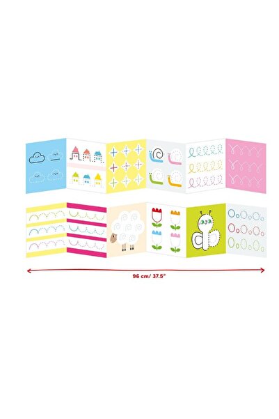 Banana Panda Книга за оцветяване и проследяване „Ready To Trace Beginner Line...