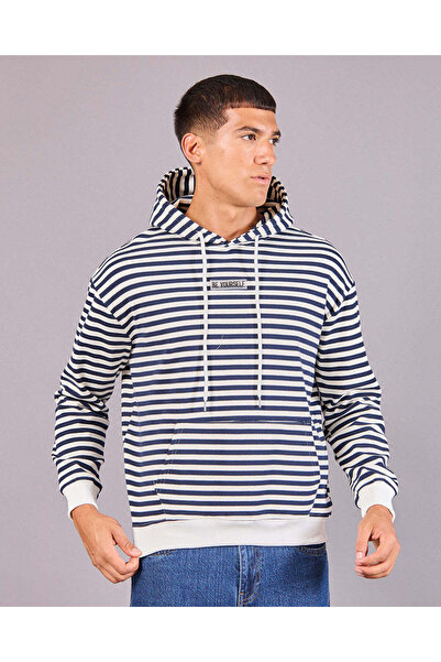 REDTAG Men Black Printed Sweatshirt