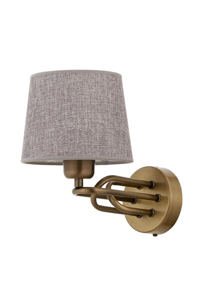 Avonni Ap-9134-1E Antique Finish Sconce E27 Metal Fabric 20X25Cm