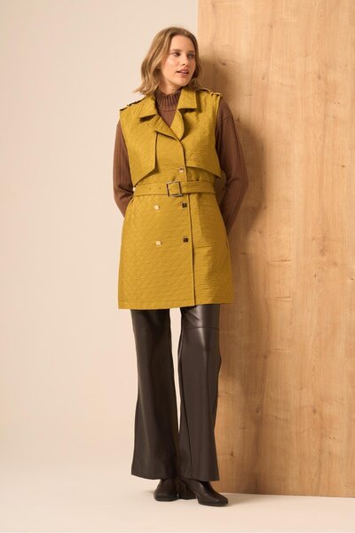 FTZ WOMEN Women's Quilted Vest Oil Green 31240