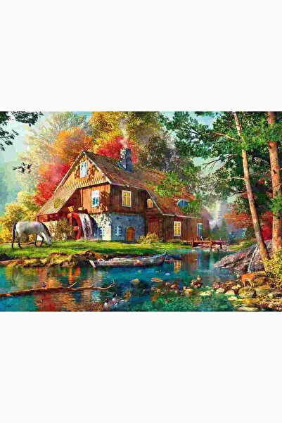 Schmidt Puzzle Schmidt: Moara de apa toamna, 1000 piese