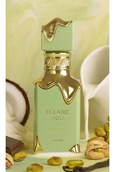 lattafa Eclaire Pistache Perfume, 100 ml, gourmand, floral-oriental, elegant, NEW