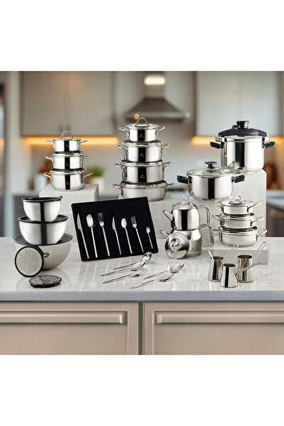 Aryıldız Solo 130 Parça Çelik Çeyiz Seti