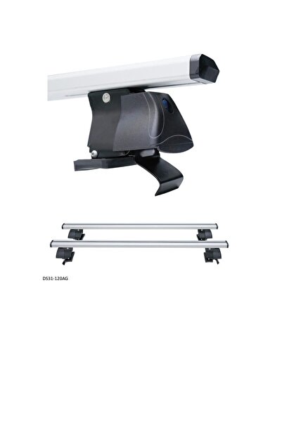 Trendy's Set bare transversale din aluminiu, negre 120 cm, DS31-120AG