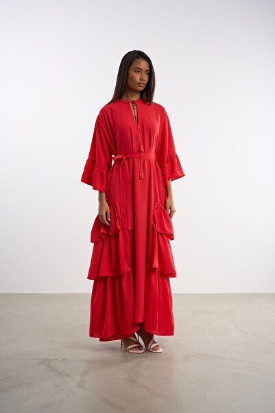 HANIQA Layered Ruffle Dress |   25292 |   44-50