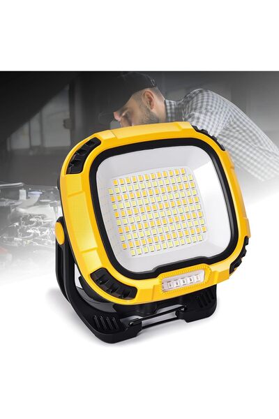 MR.SMART F.T.C مصباح عمل LED احترافي، شحن سريع من النوع C، حامل مغناطيسي، مصب...