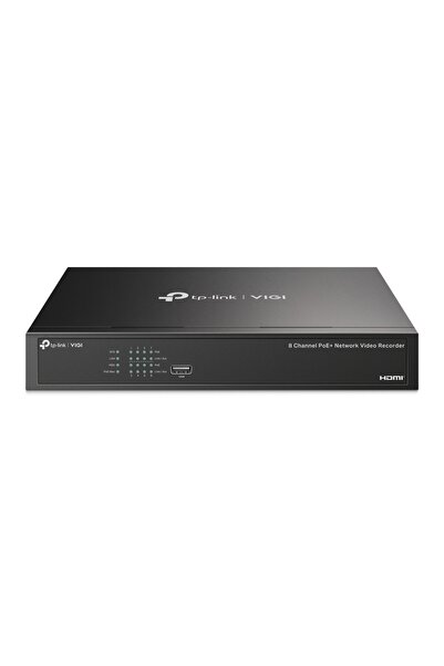 TP-LINK VIGI NVR1008H-POE VIGI 8 Channel PoE+ Network Video Recorder